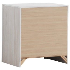 CoasterEveryday Brantford 2-Drawer Nightstand Coastal White