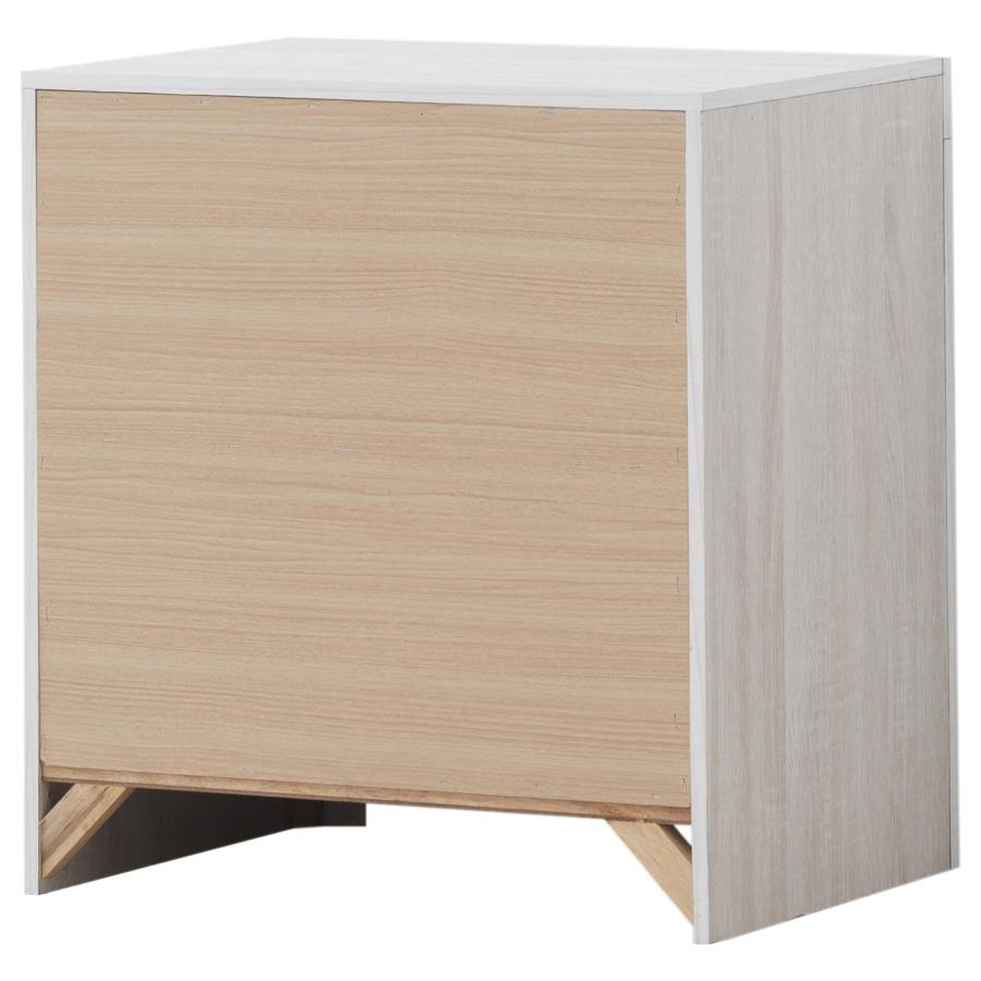 CoasterEveryday Brantford 2-Drawer Nightstand Coastal White