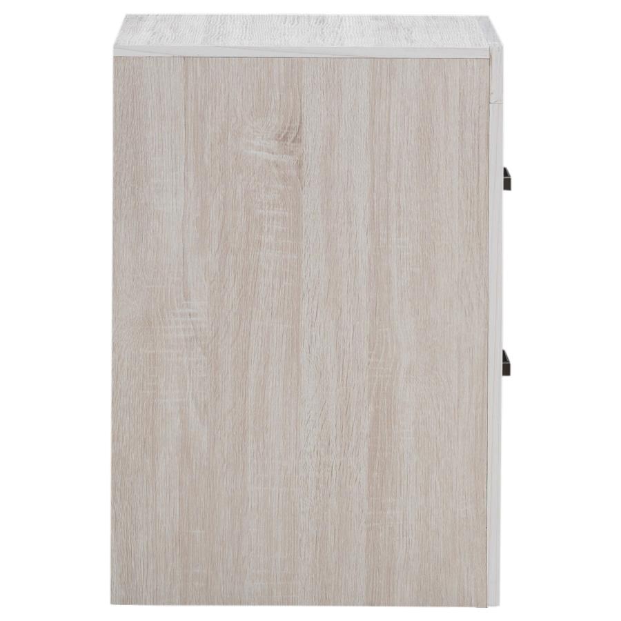 CoasterEveryday Brantford 2-Drawer Nightstand Coastal White