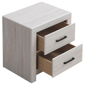 CoasterEveryday Brantford 2-Drawer Nightstand Coastal White