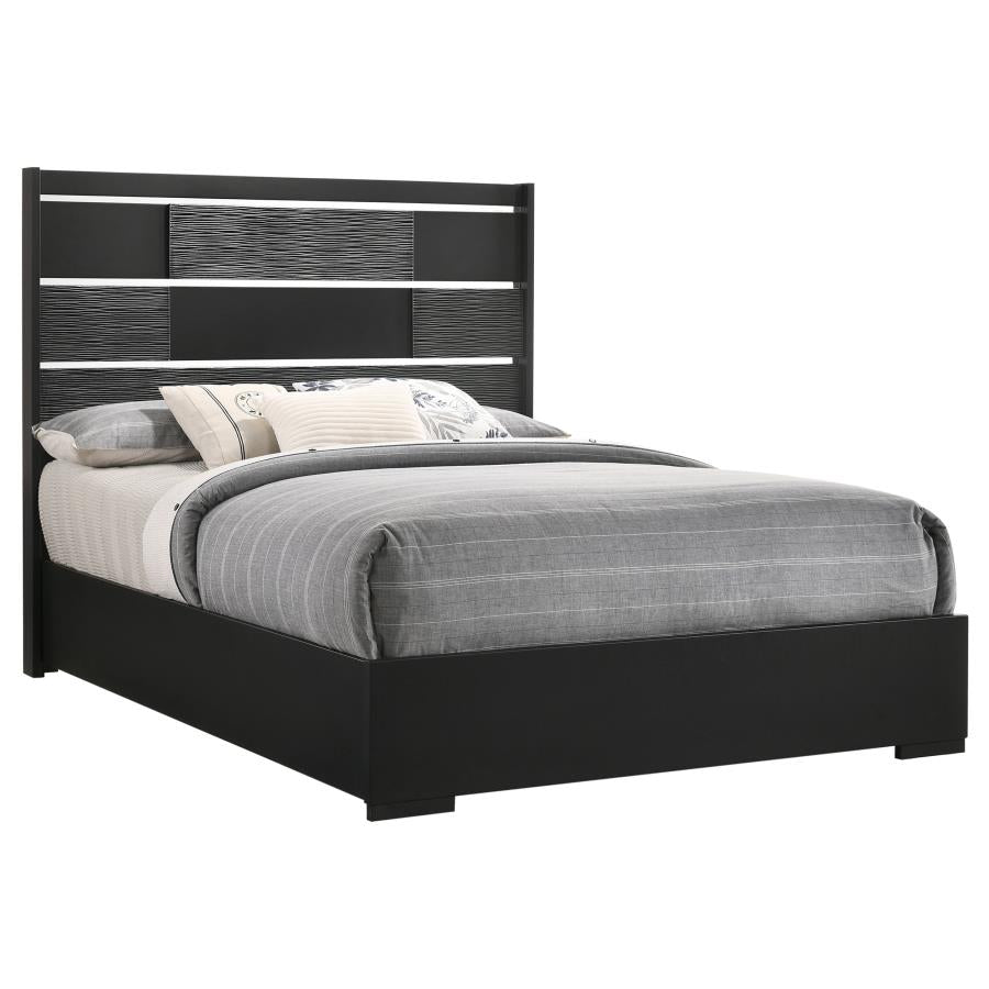 CoasterEveryday Blacktoft Panel Bed Black