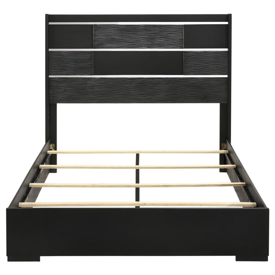 CoasterEveryday Blacktoft Panel Bed Black