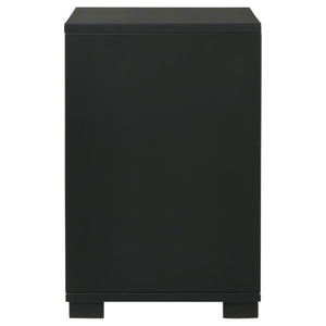 CoasterEveryday Blacktoft 2-Drawer Nightstand Black