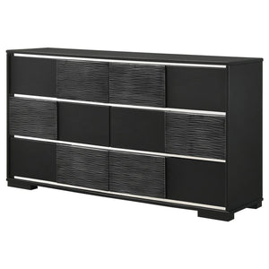 CoasterEveryday Blacktoft 6-Drawer Dresser Black