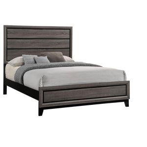 CoasterEveryday Watson Bed Grey Oak And Black