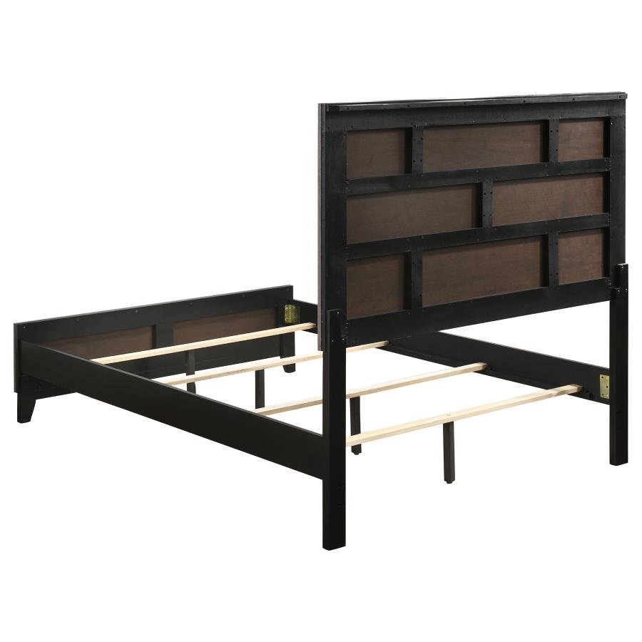 CoasterEveryday Watson Bed Grey Oak And Black