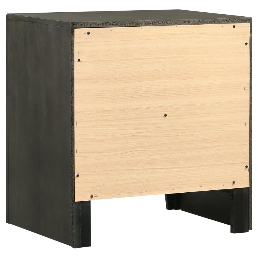 CoasterEveryday Serenity 2-Drawer Nightstand Mod Grey