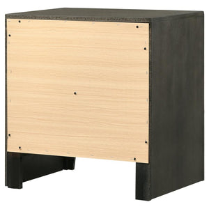 CoasterEveryday Serenity 2-Drawer Nightstand Mod Grey