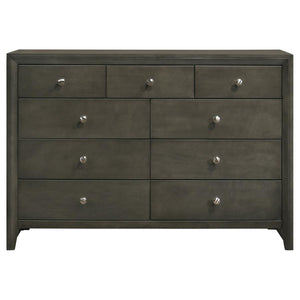 CoasterEveryday Serenity 9-Drawer Dresser Mod Grey