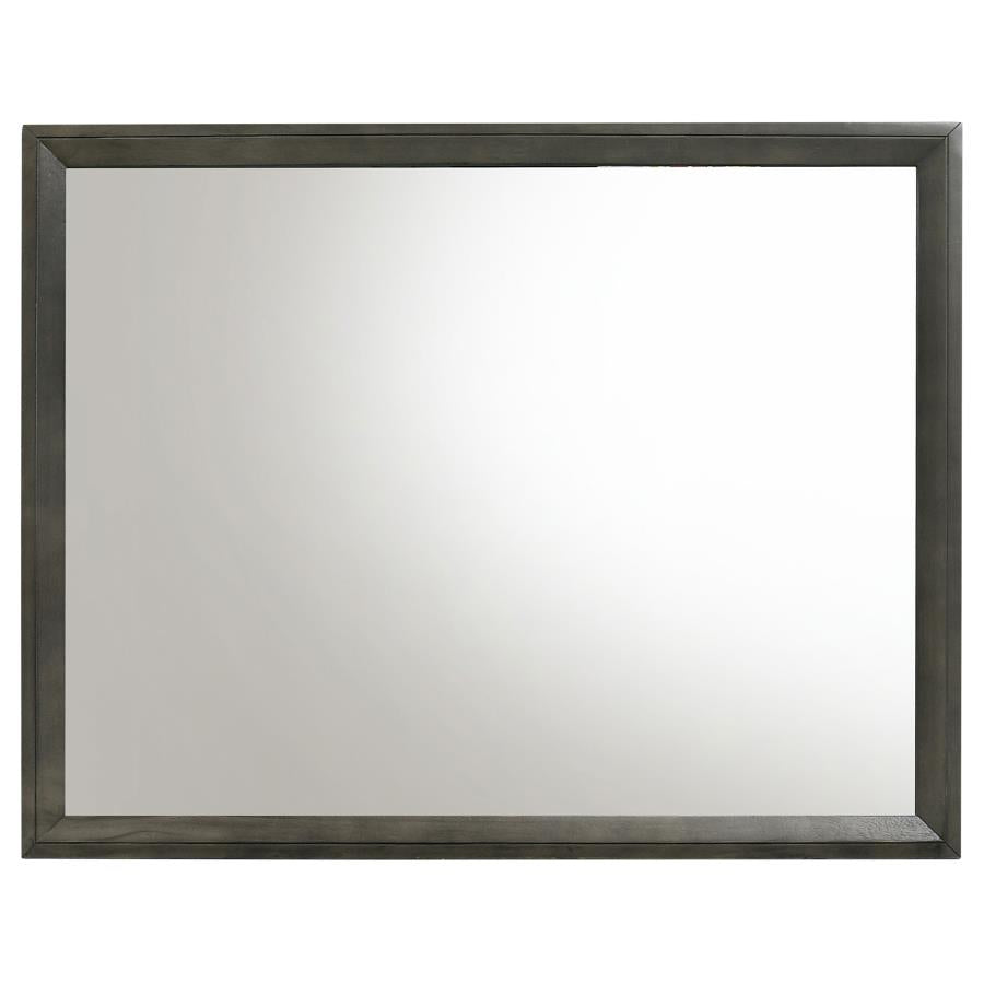 CoasterEveryday Serenity Rectangular Dresser Mirror Mod Grey