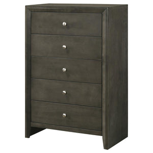 CoasterEveryday Serenity 5-Drawer Chest Mod Grey