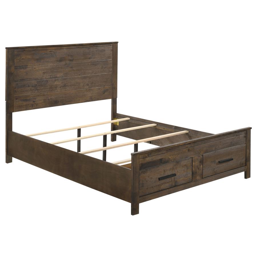 CoasterEveryday Woodmont Storage Bed Rustic Golden Brown