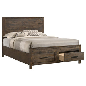 CoasterEveryday Woodmont Storage Bed Rustic Golden Brown