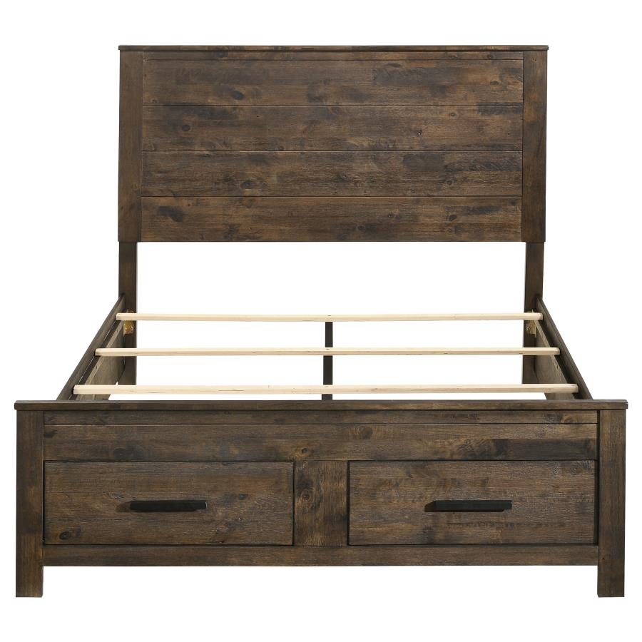 CoasterEveryday Woodmont Storage Bed Rustic Golden Brown