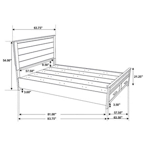 CoasterEveryday Woodmont Storage Bed Rustic Golden Brown