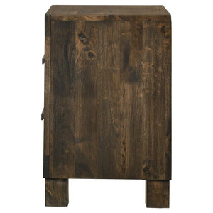 CoasterEveryday Woodmont 2-Drawer Nightstand Rustic Golden Brown SKU: 222632