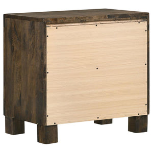 CoasterEveryday Woodmont 2-Drawer Nightstand Rustic Golden Brown SKU: 222632