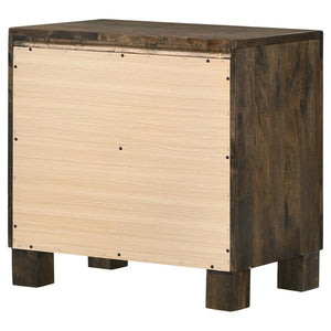 CoasterEveryday Woodmont 2-Drawer Nightstand Rustic Golden Brown SKU: 222632