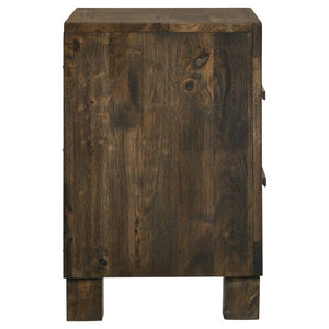 CoasterEveryday Woodmont 2-Drawer Nightstand Rustic Golden Brown SKU: 222632