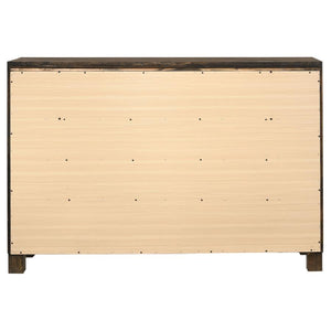 CoasterEveryday Woodmont 8-Drawer Dresser Rustic Golden Brown