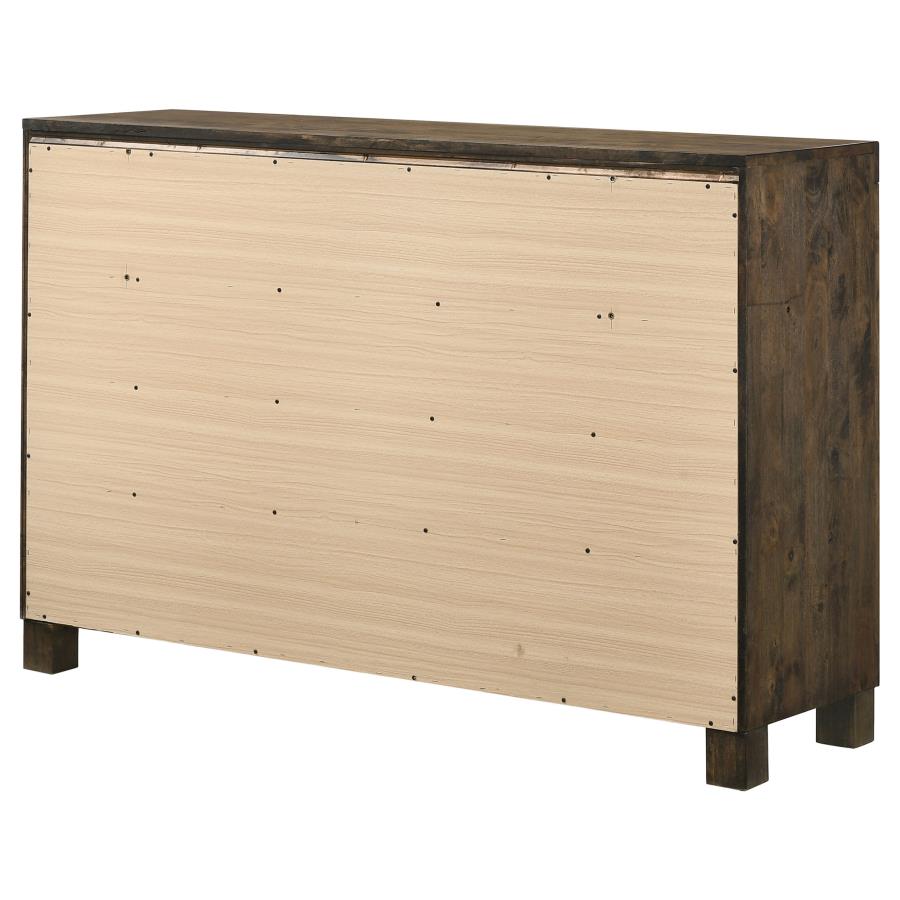 CoasterEveryday Woodmont 8-Drawer Dresser Rustic Golden Brown