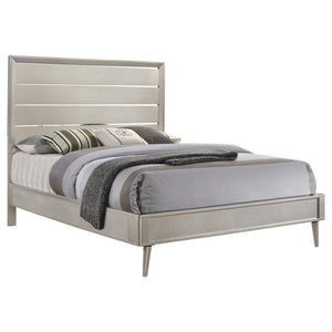 CoasterEveryday Ramon Panel Bed Metallic Sterling