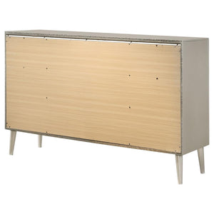 CoasterEveryday Ramon 6-Drawer Dresser Metallic Sterling