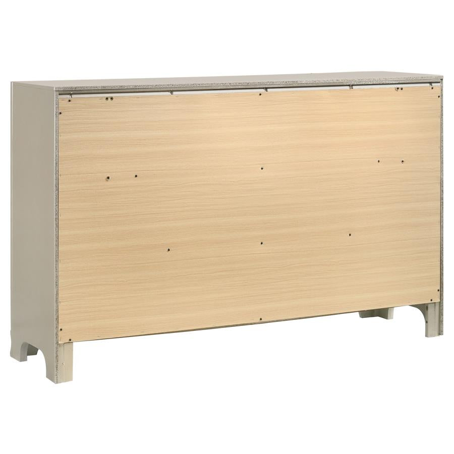 CoasterEveryday Salford 7-Drawer Dresser Metallic Sterling