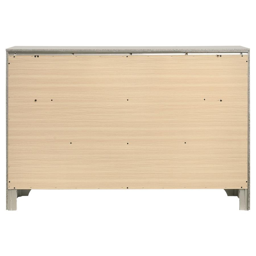 CoasterEveryday Salford 7-Drawer Dresser Metallic Sterling