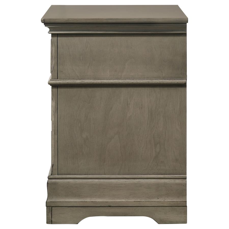 CoasterEveryday Manchester 3-Drawer Nightstand Wheat