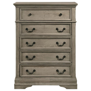 CoasterEveryday Manchester 5-Drawer Chest Wheat