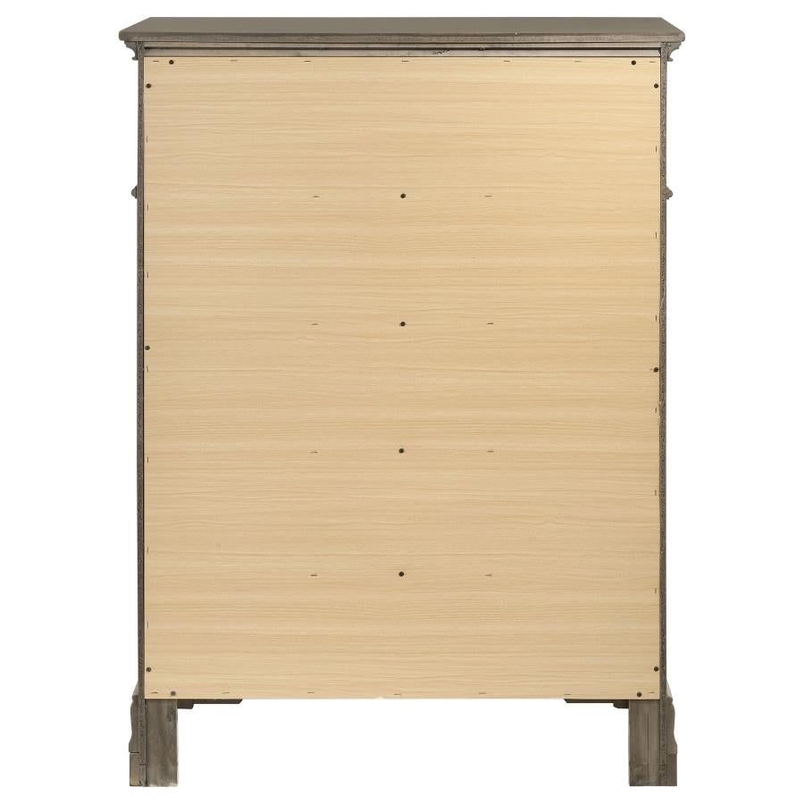 CoasterEveryday Manchester 5-Drawer Chest Wheat