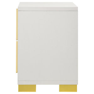 Marceline 2-Drawer Nightstand White