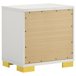 Marceline 2-Drawer Nightstand White