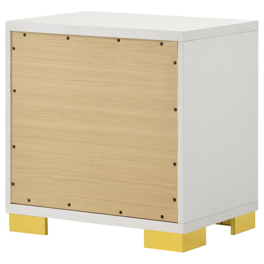 Marceline 2-Drawer Nightstand White