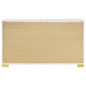 Marceline 6-Drawer Dresser White