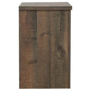 CoasterEveryday Frederick 2-Drawer Nightstand Weathered Oak