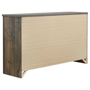 CoasterEveryday Frederick 6-Drawer Dresser Weathered Oak