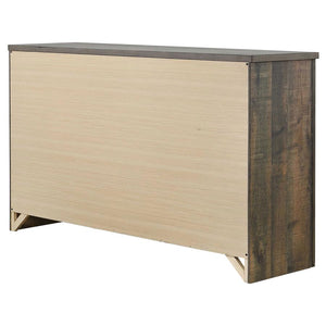 CoasterEveryday Frederick 6-Drawer Dresser Weathered Oak