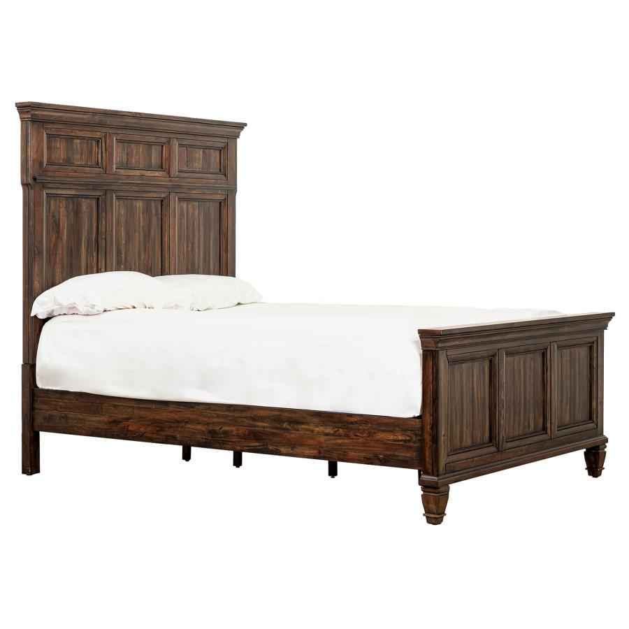 CoasterElevations Avenue Panel Bed Weathered Burnished Brown