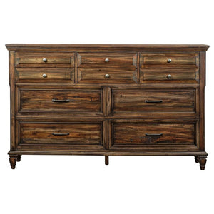 CoasterElevations Avenue 8-Drawer Dresser Weathered Burnished Brown