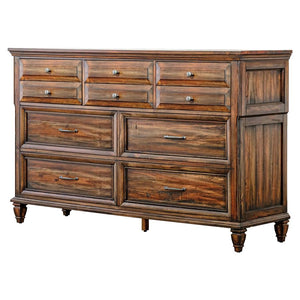 CoasterElevations Avenue 8-Drawer Dresser Weathered Burnished Brown