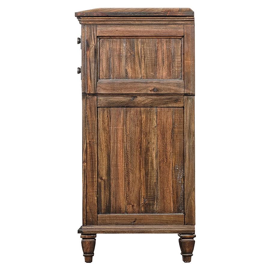 CoasterElevations Avenue 8-Drawer Dresser Weathered Burnished Brown