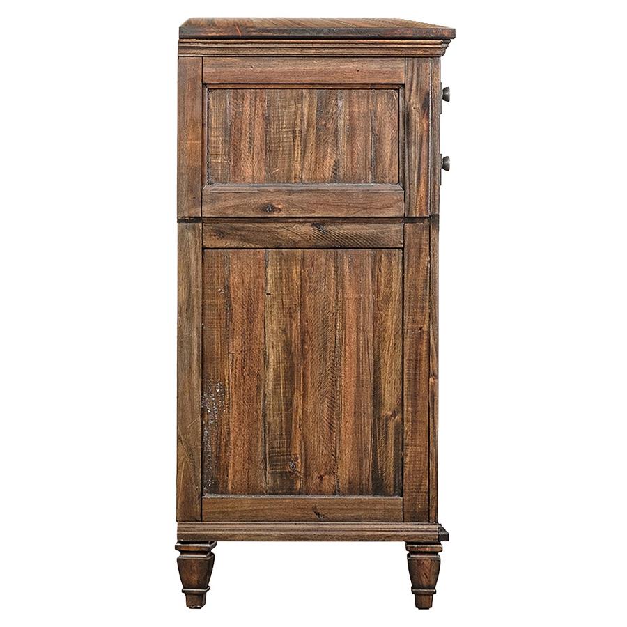 CoasterElevations Avenue 8-Drawer Dresser Weathered Burnished Brown