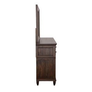 CoasterElevations Avenue Rectangle Dresser Mirror Weathered Burnished Brown