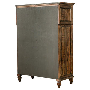 CoasterElevations Avenue 8-Drawer Chest Weathered Burnished Brown