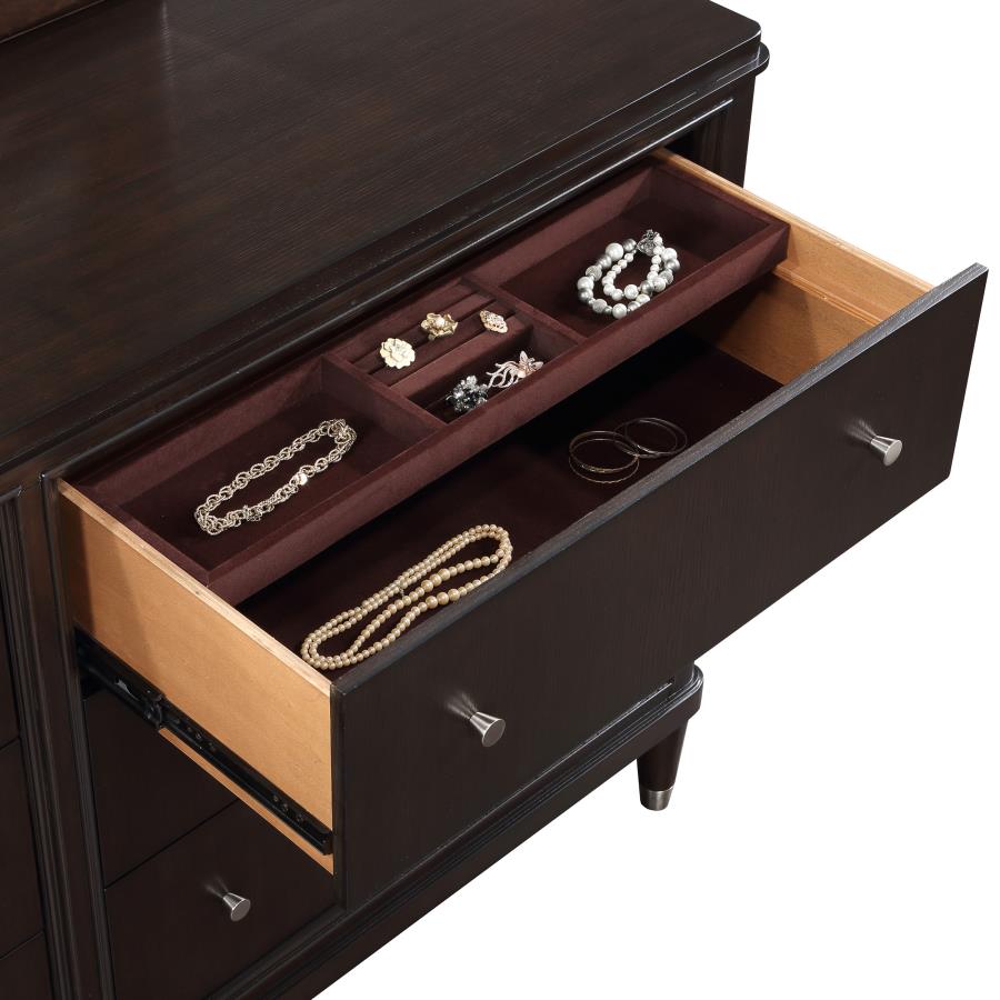 Emberlyn 6-Drawer Bedroom Dresser Brown