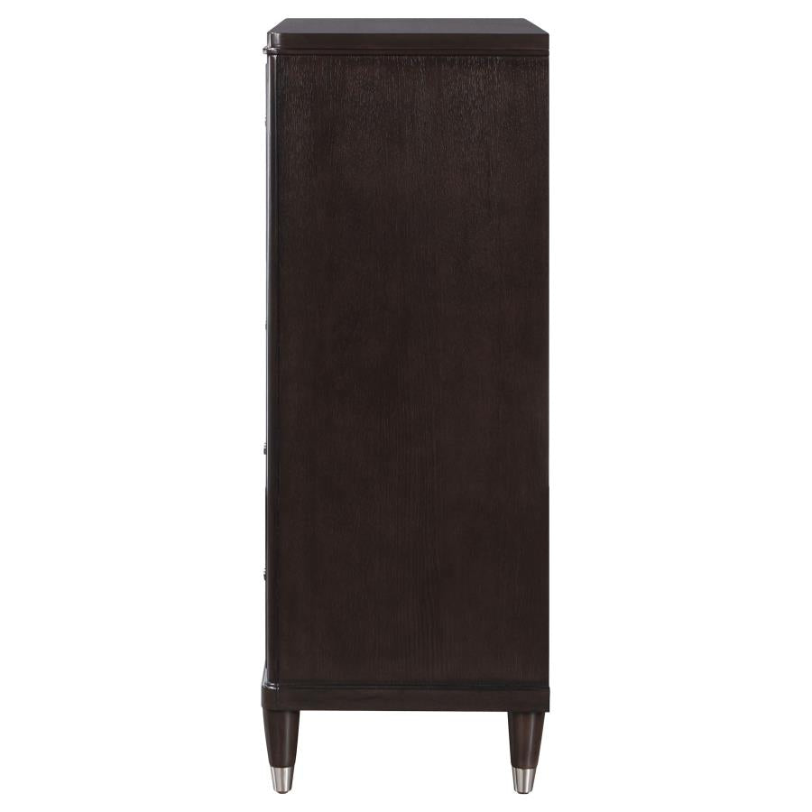 Emberlyn 5-Drawer Bedroom Chest Brown