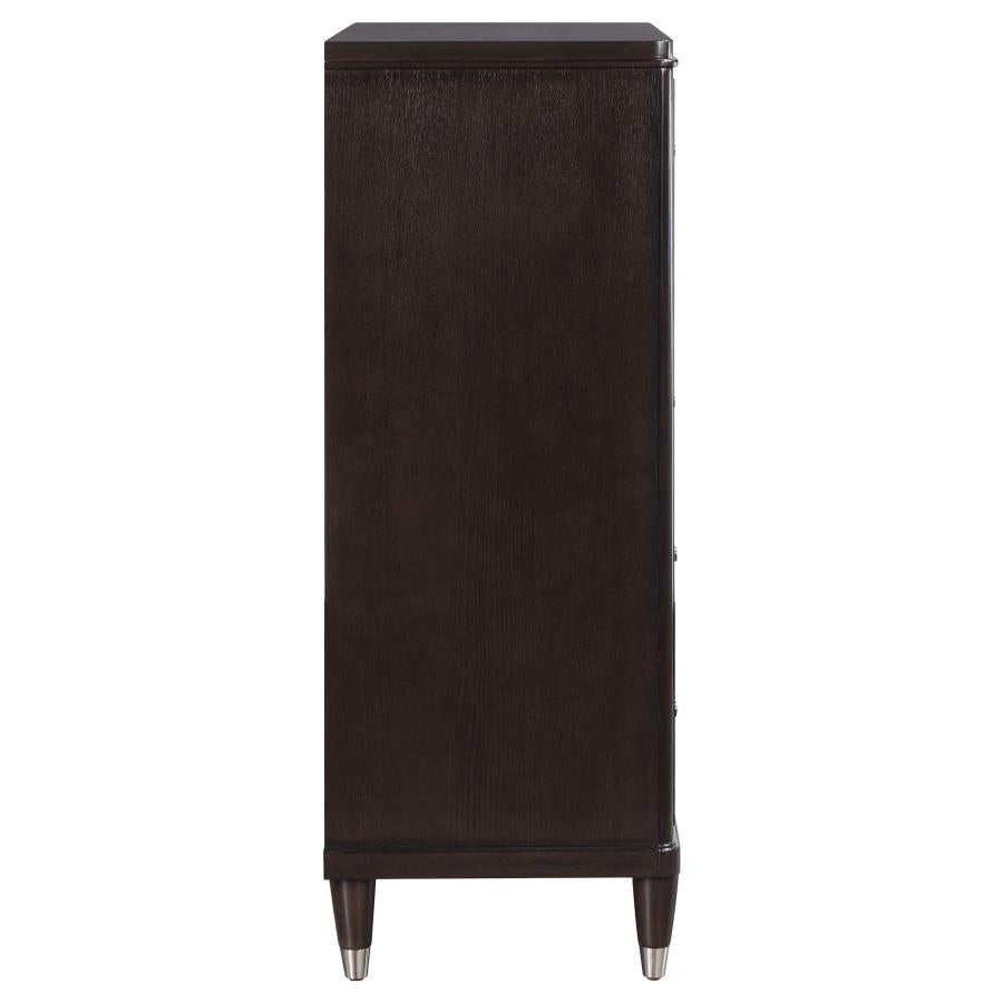 Emberlyn 5-Drawer Bedroom Chest Brown