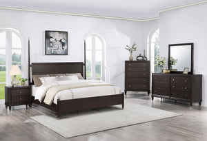 Emberlyn 5-Drawer Bedroom Chest Brown